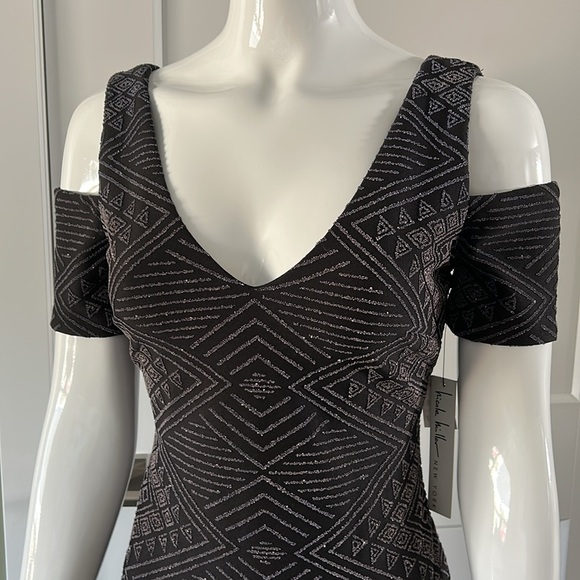 Nicole Miller Cold Shoulder Sheath Dress NWT - Picture 4 of 14